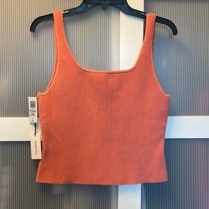 Babaton Sculpt Knit square neck tank Size L